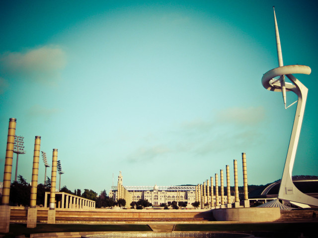 Calatrava's Tower & i Olympic Stadium